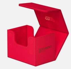 Ultimate Guard Sidewinder 80+ Deck Box Red XenoSkin MTG Pokemon CCG - Image 1