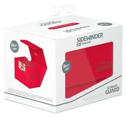 Ultimate Guard Sidewinder 80+ Deck Box Red XenoSkin MTG Pokemon CCG - Image 2