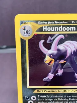 Pokemon TCG Houndoom 4/75 Neo Discovery Holo Rare VTG WOTC NM 2000 - Image 2