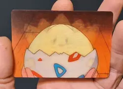 1998 Pokemon Pioneer Viz Video Lenticular Promo - Togepi - PIKA-0021D Rare Card - Image 2