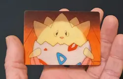1998 Pokemon Pioneer Viz Video Lenticular Promo - Togepi - PIKA-0021D Rare Card - Image 3