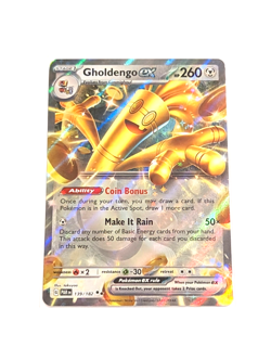 Gholdengo ex 139/182 Double Rare Holo Paradox Rift Pokemon TCG PAR ENGLISH NM/M - Image 1