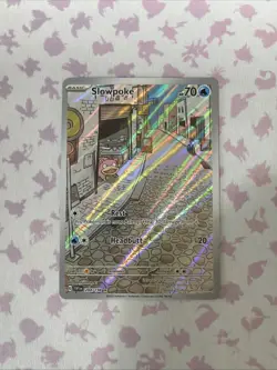 Pokemon Scarlet & Violet Base Set #204/198 Slowpoke Illustration Rare Holo - NM - Image 1