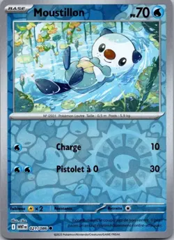 Carte Pokemon Moustillon 021/086 Reverse - 2025 - Image 1