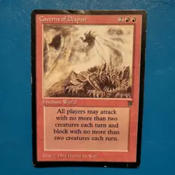 1x MTG Legends 1994 Caverns of Despair Card English LEG Rare Set Old School x1 - Image 1