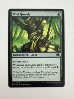 Wild Growth MTG Magic the Gathering Card NM Near Mint DMR - Image 1