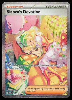 Bianca's Devotion 209/162 Holo SIR Temporal Forces Pokemon Card - Image 1