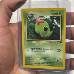 Pokemon Caterpie 53/75 Neo Discovery Regular NM Pokemon Vintage Vtg Card TCG - Image 2