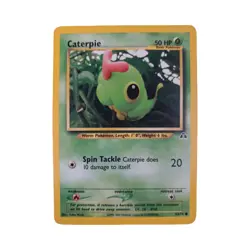 Caterpie 53/75 Neo Discovery Pokemon Card 2001 WOTC Unlimited - Image 1