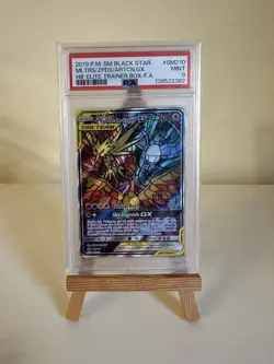 Moltres & Zapdos & Articuno GX SM210 PSA 9 Hidden Fates Promo Pokemon Card #2 - Image 1