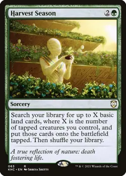 ~1x Harvest Season x1 ~NM~ KHC Magic the Gathering MtG~ - Image 1