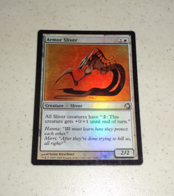 ~1x Armor Sliver FOIL x1 ~LP~ SLIVERS Magic the Gathering MTG~ - Image 1