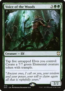 ~1x Voice of the Woods x1 ~NM~ KHC Magic the Gathering MtG~ - Image 1