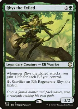 ~1x Rhys the Exiled x1 ~NM~ KHC Magic the Gathering MtG~ - Image 1