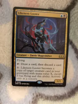MTG - Likeness Looter - Wilds of Eldraine R 0208 LP T1 - Image 1
