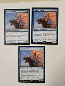 Corsair Captain Jumpstart Regular Rare. NM. 011. X3 - Image 1