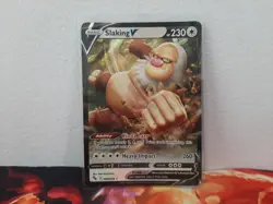 Pokemon TCG Slaking V Pokemon GO 058/078 Holo Ultra Rare NM/M - Image 1