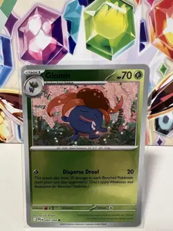 Gloom 002/094 Common Reverse Holo - Pokemon TCG Phantasmal Flames - NM - Image 1