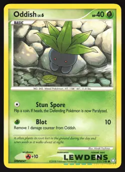 Oddish - 111/146 - Common - Legends Awakened - Pokemon Card - Image 1