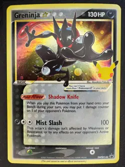 Gold Star Greninja SWSH144 Pokemon Sword & Shield Celebrations Promo Near Mint - Image 1