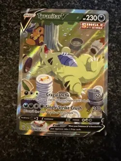 Pokemon TCG Tyranitar v Alternative Art Battle Styles Card 155/163 - Image 1