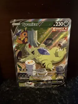 Pokemon TCG Tyranitar v Alternative Art Battle Styles Card 155/163 - Image 3