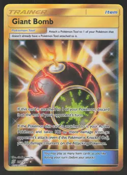 Giant Bomb 251/236 Secret Rare Pokemon TCG Unified Minds NM - Image 1