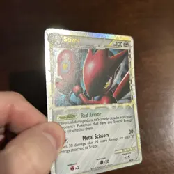 2010 Pokemon HeartGold & SoulSilver Undaunted Scizor #84/90 Prime - Image 3