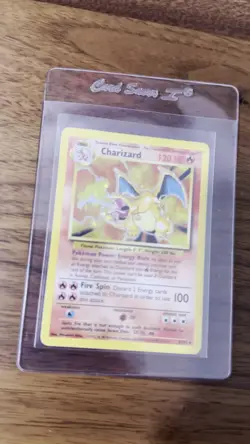 1999 Charizard Holo Pokemon Base Set Unlimited card number 4/102 - MP - Image 2