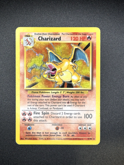 1999 Charizard Holo Pokemon Base Set Unlimited card number 4/102 - MP - Image 3