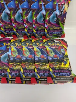 Pokemon Mega Evolution Phantasmal Flames Sleeved Booster Pack Lot Of 14 SEALED - Image 4
