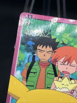 GC! 23 Misty & Brock & Pikachu Carddass Anime Collection 2000 Pokemon Japanese - Image 3