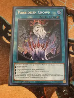 Yu-Gi-Oh! Forbidden Crown BPRO-EN067 Secret Rare NM - Image 1