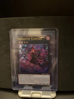 Yu-Gi-Oh Exosister Karmael Burst Protocol Ultra Rare 1st Edition - Image 1