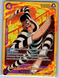 Mr.2.Bon.Kurei (Bentham) EB01-061 English Memorial Collection - One Piece - NM - Image 1