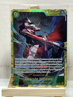 Dracula Mihawk OP14-119 SEC The Azure Sea’s Seven English One Piece Card Game - Image 1