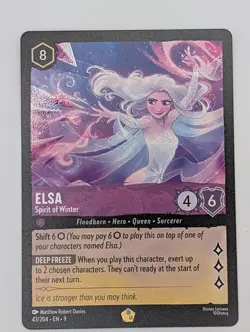 Elsa - Spirit of Winter - 43/204 Fabled Disney Lorcana - Image 1