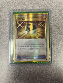 Pokemon Ultra Ball Plasma Freeze 122/116 Secret Rare Card Gold - Image 1