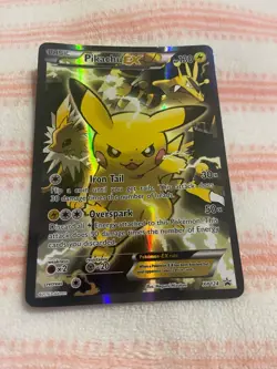 pikachu EX xy124 AMAZING CARD - Image 1