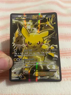 pikachu EX xy124 AMAZING CARD - Image 2