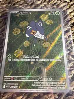 Pokemon Nymble Full Art Illustration Rare Holo 096/094 PFL TCG Card English - Image 1