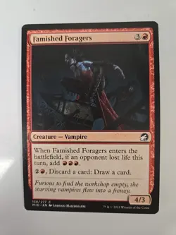 MTG Innistrad Midnight Famished Foragers 138/277 Magic the Gathering - Image 1