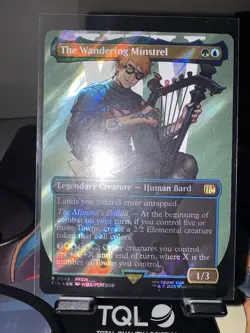 Magic: The Gathering The Wandering Minstrel Legendary Creature FFXIV Foil Rare - Image 1