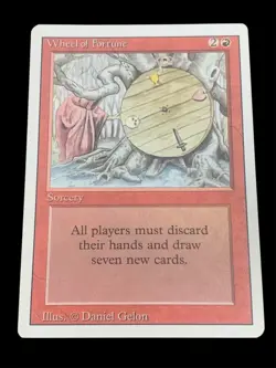 1994 Magic: The Gathering - Revised(3rd) - WHEEL OF FORTUNE - Vintage Rare - NM - Image 1