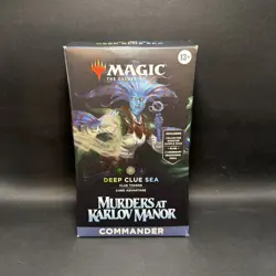 MtG: Murders at Karlov Manor - Commander Deck - Deep Clue Sea - NEW/SEALED - Image 1