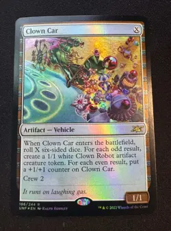 FOIL - Clown Car - MTG Magic the Gathering - Unfinity - NM - Image 1