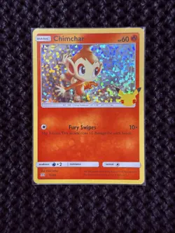 Chimchar Holo 12/25 McDonald's 25th Anniversary Promos Pokemon Card - Image 1