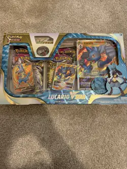 Lucario v Star Pokemon TCG Box Sealed - Rare Variant 6 Packs - Image 1