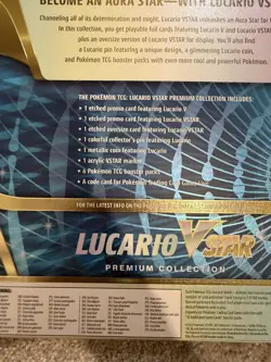 Lucario v Star Pokemon TCG Box Sealed - Rare Variant 6 Packs - Image 3
