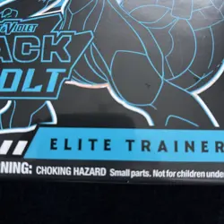 Pokemon Center - Black Bolt ETB - SEALED/NEW - red ish ink on the front - Image 4